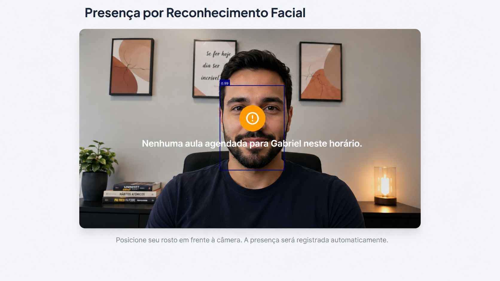 Presença por Reconhecimento Facial